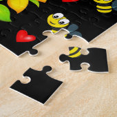 bijen valentijnen puzzel kind (Zijkant)