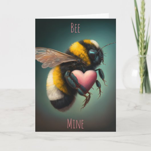 Bijen Valentijnsdagkaart Kaart (Voorkant)
