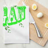 bijen vegan theedoek (Quarter Fold)