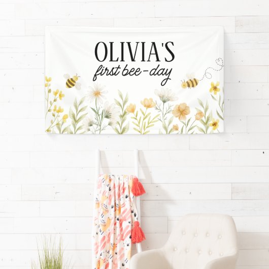 Bijen Verjaardag Achtergrond Beeday Banner (Insitu)