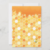 Bijen verjaardag, Bijen uitnodiging voor 1e verjaa (Achterkant)