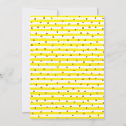 Bijen Verjaardag Uitnodiging Zonnebloem Verjaardag (Achterkant)