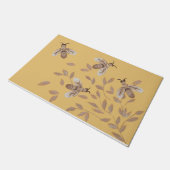 Bijen Vibes Rug, bijeneigenaar Gift Deurmat (Schuin)