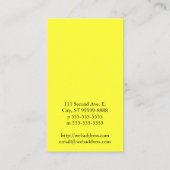 Bijen Visitekaartje (Achterkant)