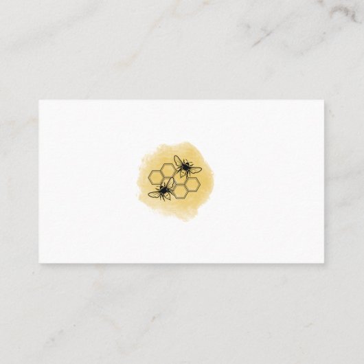 Bijen Visitekaartje (Achterkant)