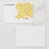 Bijen visitekaartje! visitekaartje (Voorkant / Achterkant)