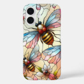 Bijen Vlekglas Effect Case-Mate iPhone Case (Achterkant)