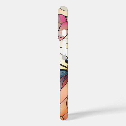 Bijen Vlekglas Effect Case-Mate iPhone Case (Achterkant / Links)