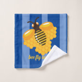 Bijen vliegen weg bad handdoek (Wasdoekje)