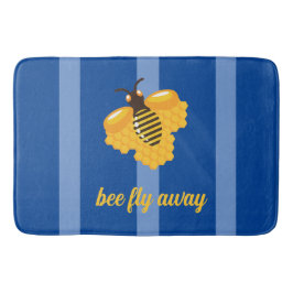 Bijen vliegen weg badmat