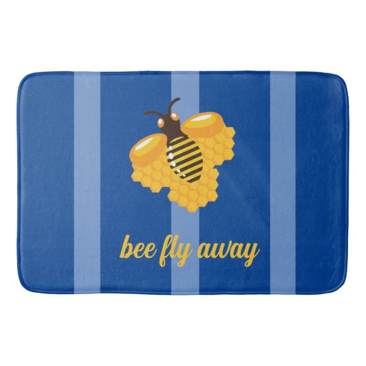 Bijen vliegen weg badmat (Voorkant)