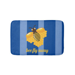 Bijen vliegen weg badmat