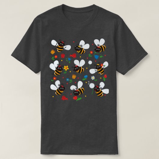 Bijen voor kinderen Stickers T-shirt (Design voorkant)