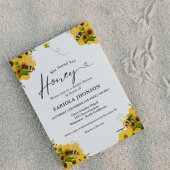 Bijen vrijgezellenfeest feestuitnodiging kaart