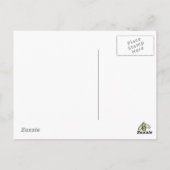 Bijen Waterverf Bloemen Roze Kosmos Briefkaart (Achterkant)