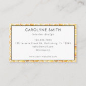 Bijen Waterverf Bloemen Visitekaartje (Achterkant)