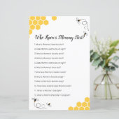 Bijen Waterverf die mama het beste spel kent (Staand voorkant)