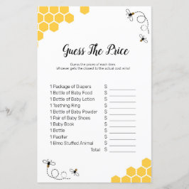 Bijen Waterverf raden prijsspel