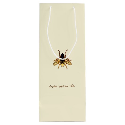 Bijen Wijn Cadeautas (Achterkant)