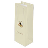 Bijen Wijn Cadeautas (Voorkant Gekanteld)