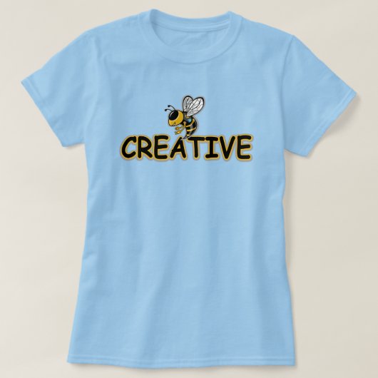 BIJEN ZIJN CREATIEF T-SHIRT (Design voorkant)