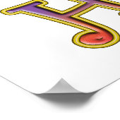 bijen zijn gelukkig drie schattige hommels poster (Hoek)