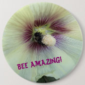Bijen zijn geweldig! ronde button 6,0 cm (Voorkant)