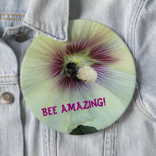 Bijen zijn geweldig! ronde button 6,0 cm