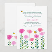 Bijen zijn uitnodigingen (Voorkant / Achterkant)