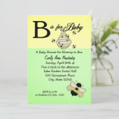 Bijen zijn voor Baby shower Kaart (Staand voorkant)