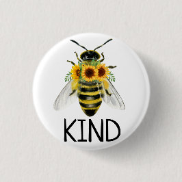 Bijen zijn zonneschermen voor de kleuring Kindness Ronde Button 3,2 Cm