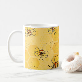 Bijen Zoemen Honing Bijen Schattig  Koffiemok
