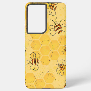 Bijen Zoemen Honing Bijen Schattig  Samsung Galaxy Hoesje