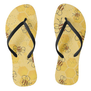 Bijen Zoemen Honing Bijen Schattig Teenslippers
