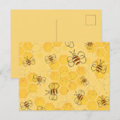 Bijen zoemen honingbijen Schattige Briefkaart (Voorkant / Achterkant)