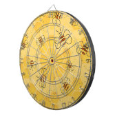 Bijen zoemen honingbijen Schattige Dartbord (Voorkant Rechts)