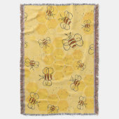 Bijen zoemen honingbijen Schattige Deken (Voorkant Verticaal)