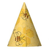 Bijen zoemen honingbijen Schattige Feesthoedjes (Achterkant)