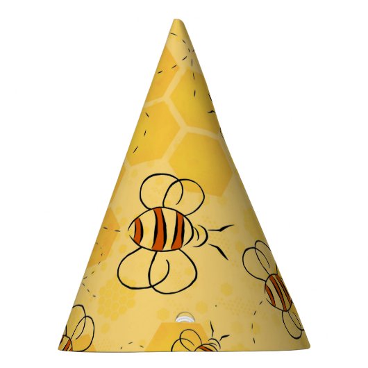 Bijen zoemen honingbijen Schattige Feesthoedjes (Rechts)