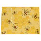 Bijen zoemen honingbijen Schattige Groot Cadeauzakje (Voorkant)