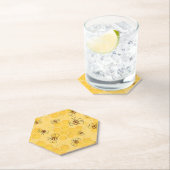 Bijen zoemen honingbijen Schattige Kartonnen Onderzetters (Insitu)