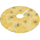 Bijen zoemen honingbijen Schattige Kerstboom Rok (Gekanteld)