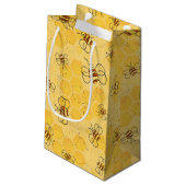 Bijen zoemen honingbijen Schattige Klein Cadeauzakje (Achterkant Gekanteld)