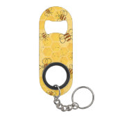 Bijen zoemen honingbijen Schattige Mini Flessenopener (Achterkant)