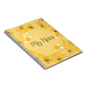 Bijen zoemen honingbijen Schattige Notitieboek (Rechterzijde)