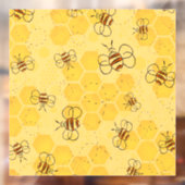 Bijen zoemen honingbijen Schattige Raamsticker (Vel 2)