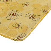 Bijen zoemen honingbijen Schattige Snijplank (Hoek)