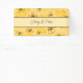 Bijen zoemen honingbijen Schattige Spandoek (Insitu)