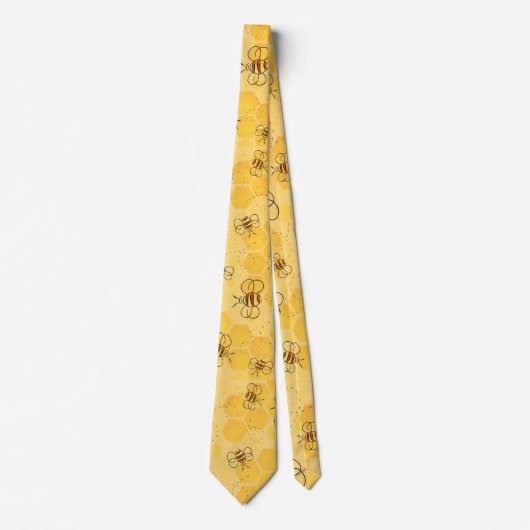 Bijen zoemen honingbijen Schattige Stropdas (Voorkant)