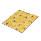 Bijen zoemen honingbijen Schattige Tegeltje (Zijkant)